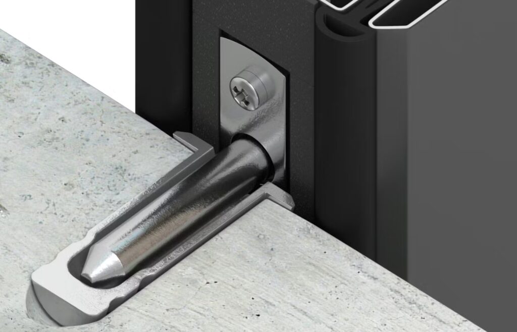 Tupo dosadajúce riešenie bez nájazdového profilu